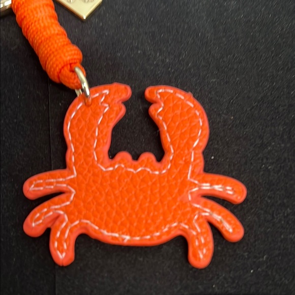 Lands' End | Vibrant Orange Crab Keychain/Bag Charm - Picture 3 of 4